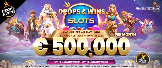 500 Thousand Euros Slots Prize Pool